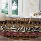 Cameroon Toghu Round Carpet Wild Animal Skins Seamless Pattern