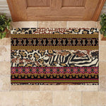 Cameroon Toghu Rubber Doormat Wild Animal Skins Seamless Pattern