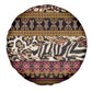 Cameroon Toghu Spare Tire Cover Wild Animal Skins Seamless Pattern