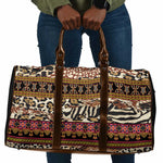 Cameroon Toghu Travel Bag Wild Animal Skins Seamless Pattern