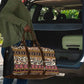 Cameroon Toghu Travel Bag Wild Animal Skins Seamless Pattern