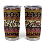 Cameroon Toghu Tumbler Cup Wild Animal Skins Seamless Pattern