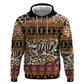 Cameroon Toghu Zip Hoodie Wild Animal Skins Seamless Pattern