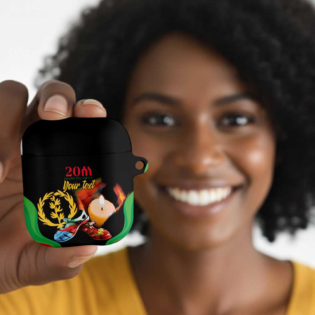 Personalized Eritrea Maelti Siwuat AirPods Case Shida Shoes Glory To Our Martyrs Eritrea