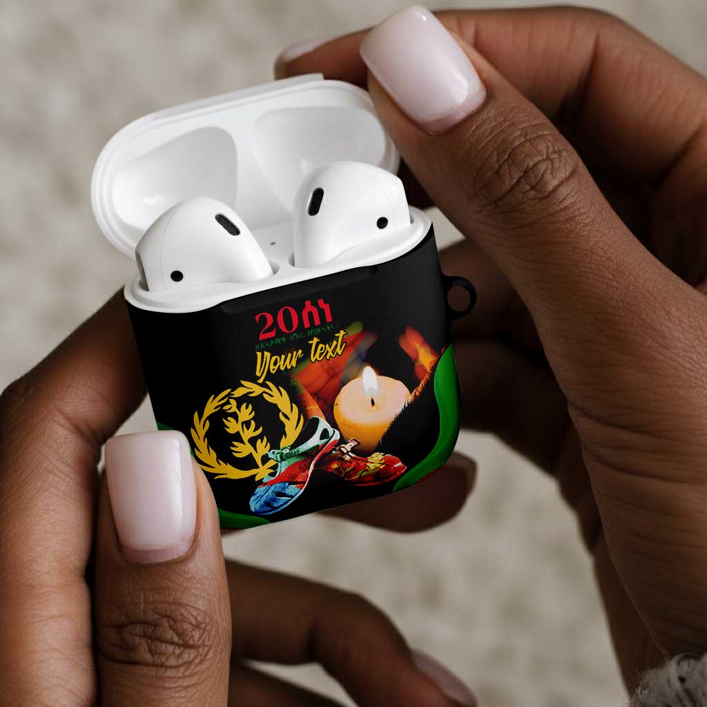 Personalized Eritrea Maelti Siwuat AirPods Case Shida Shoes Glory To Our Martyrs Eritrea