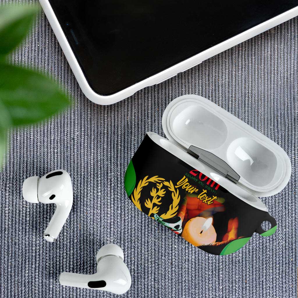 Personalized Eritrea Maelti Siwuat AirPods Case Shida Shoes Glory To Our Martyrs Eritrea