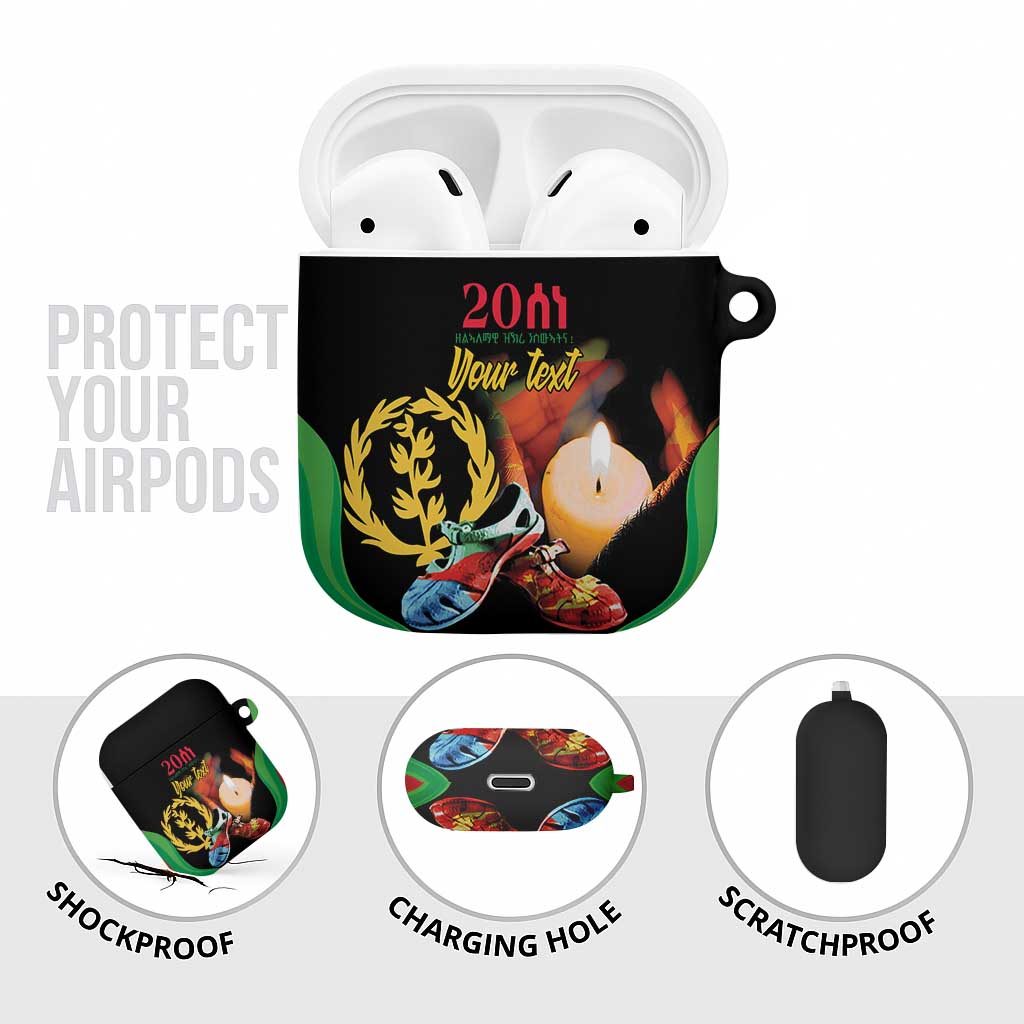 Personalized Eritrea Maelti Siwuat AirPods Case Shida Shoes Glory To Our Martyrs Eritrea