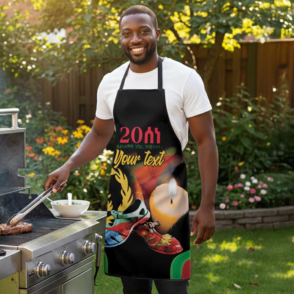 Personalized Eritrea Maelti Siwuat Apron Shida Shoes Glory To Our Martyrs Eritrea