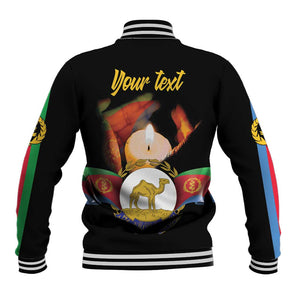 Personalized Afro-Eritrea Maelti Siwuat Baseball Jacket Shida Shoes Glory To Our Martyrs Eritrea