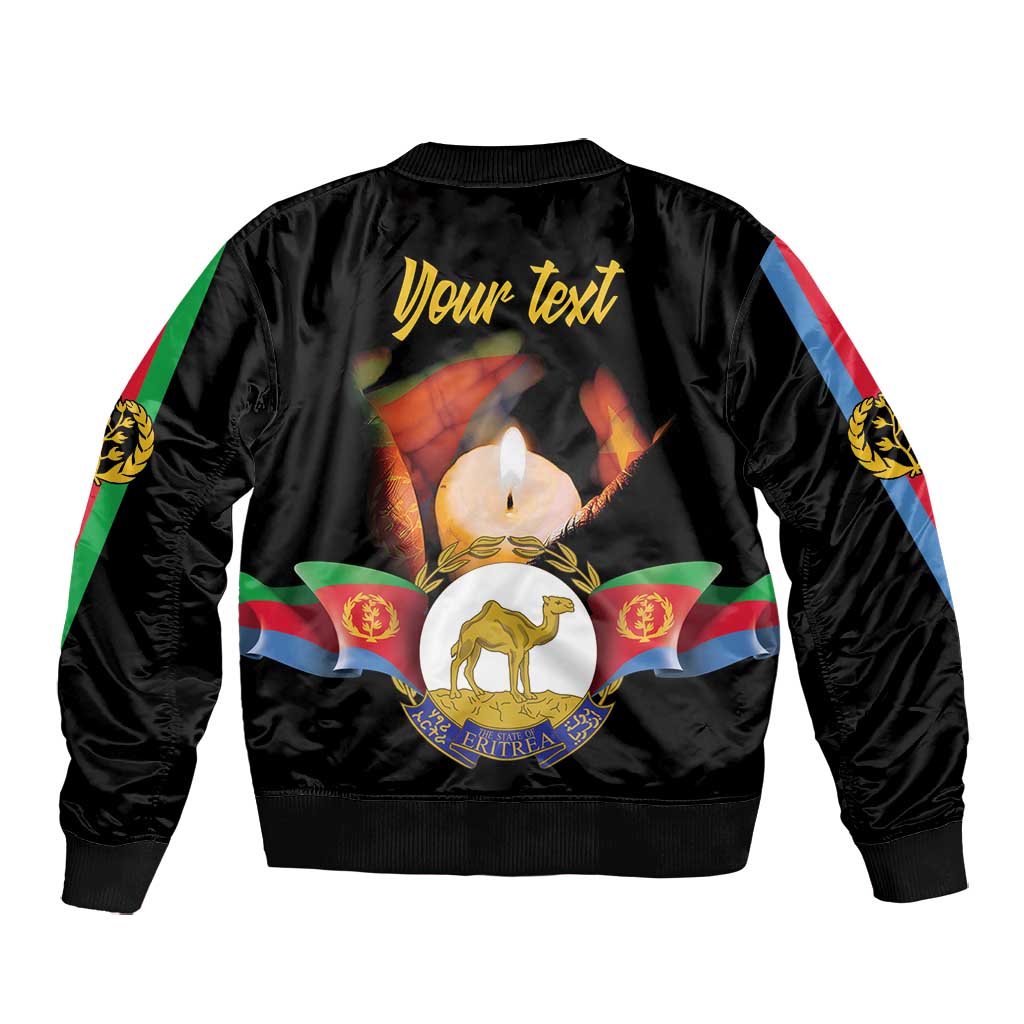 Personalized Afro-Eritrea Maelti Siwuat Bomber Jacket Shida Shoes Glory To Our Martyrs Eritrea