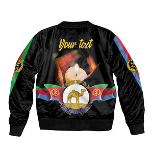 Personalized Afro-Eritrea Maelti Siwuat Bomber Jacket Shida Shoes Glory To Our Martyrs Eritrea