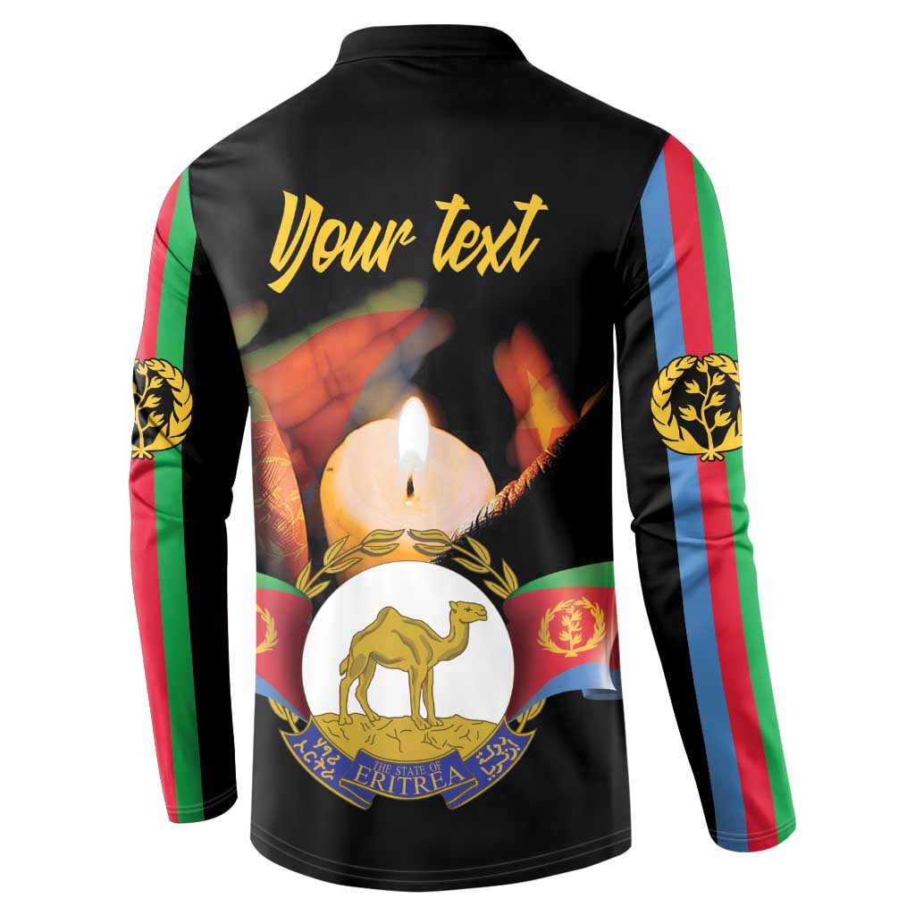 Personalized Eritrea Maelti Siwuat Button Sweatshirt Shida Shoes Glory To Our Martyrs Eritrea