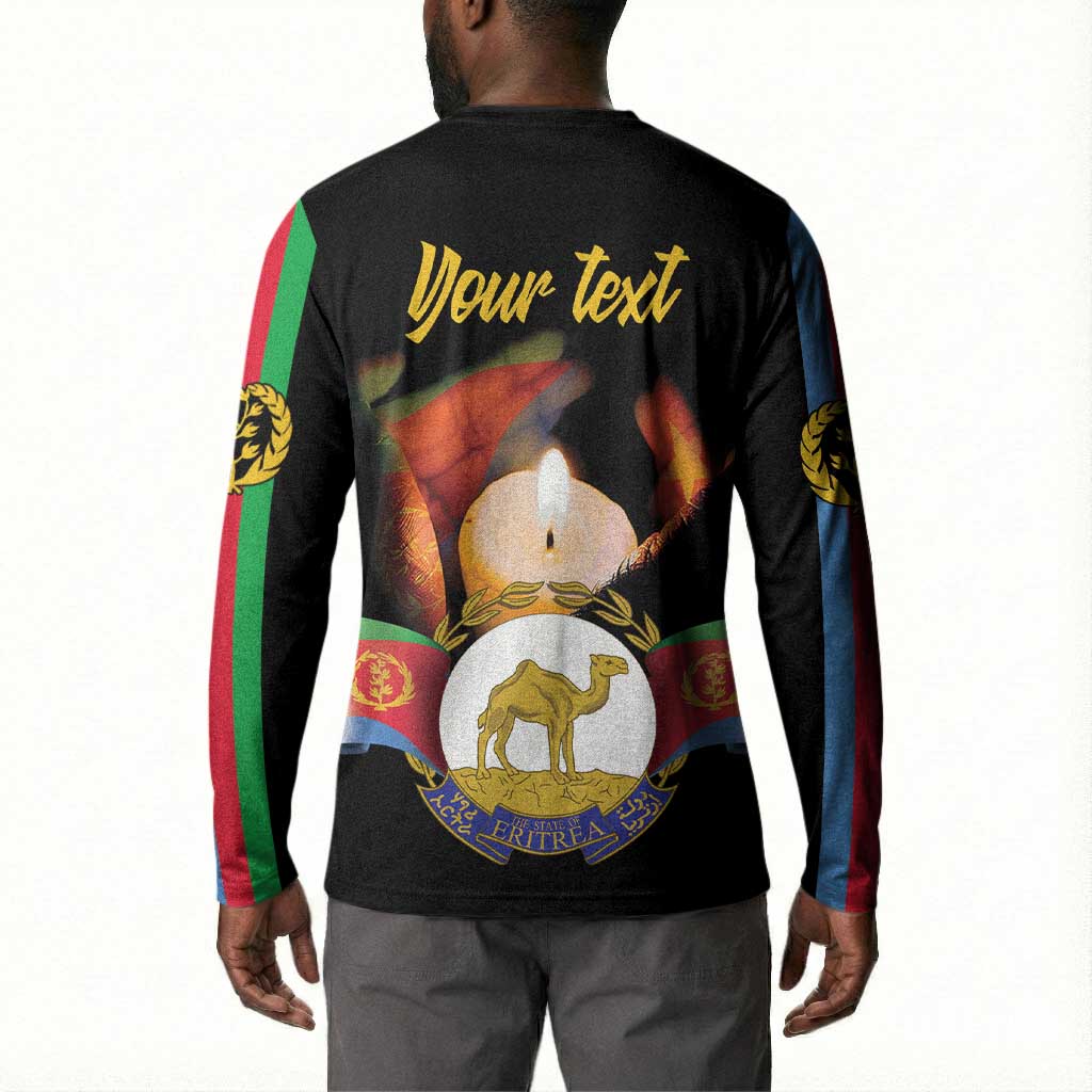 Personalized Eritrea Maelti Siwuat Button Sweatshirt Shida Shoes Glory To Our Martyrs Eritrea