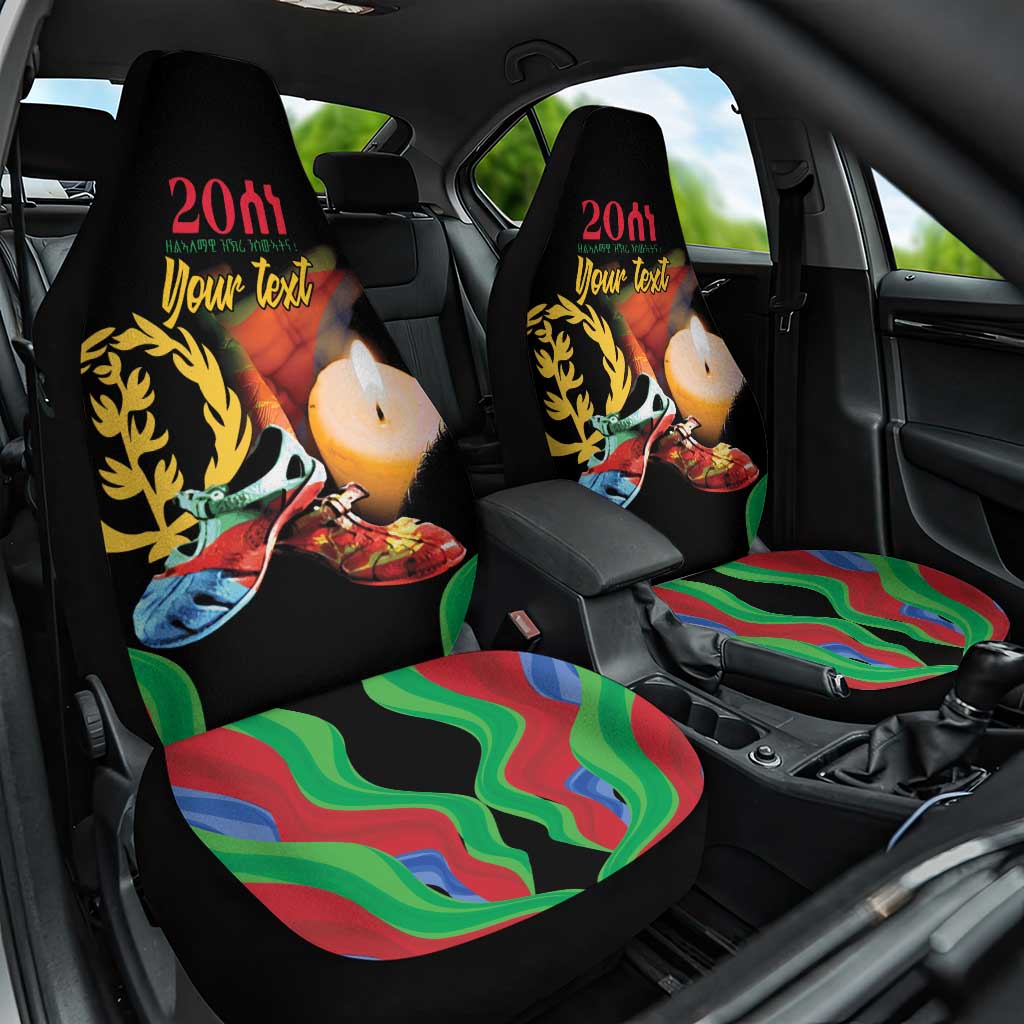 Personalized Afro-Eritrea Maelti Siwuat Car Seat Cover Shida Shoes Glory To Our Martyrs Eritrea