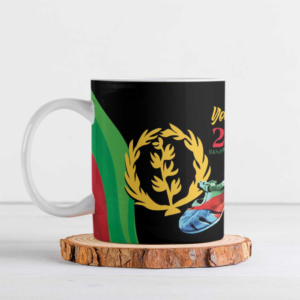 Personalized Eritrea Maelti Siwuat Ceramic Mug Shida Shoes Glory To Our Martyrs Eritrea