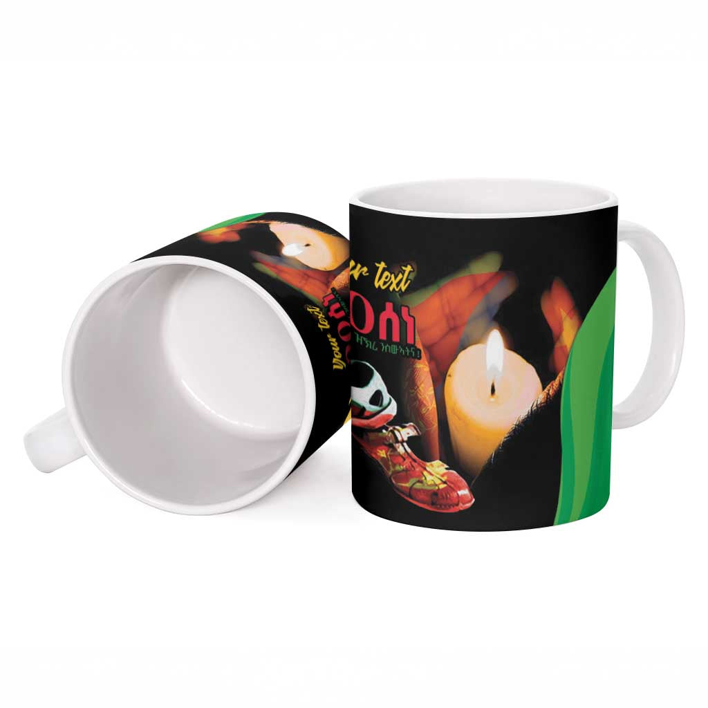Personalized Eritrea Maelti Siwuat Ceramic Mug Shida Shoes Glory To Our Martyrs Eritrea