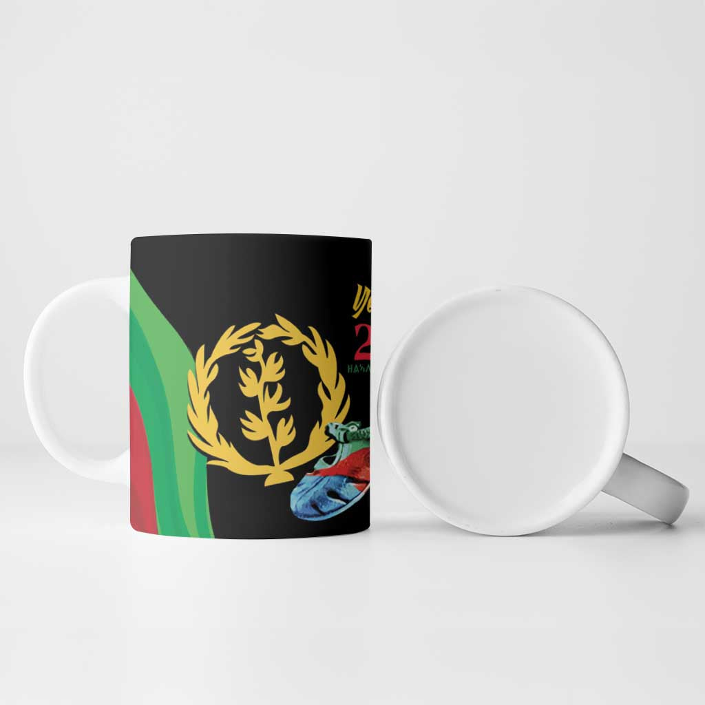 Personalized Eritrea Maelti Siwuat Ceramic Mug Shida Shoes Glory To Our Martyrs Eritrea