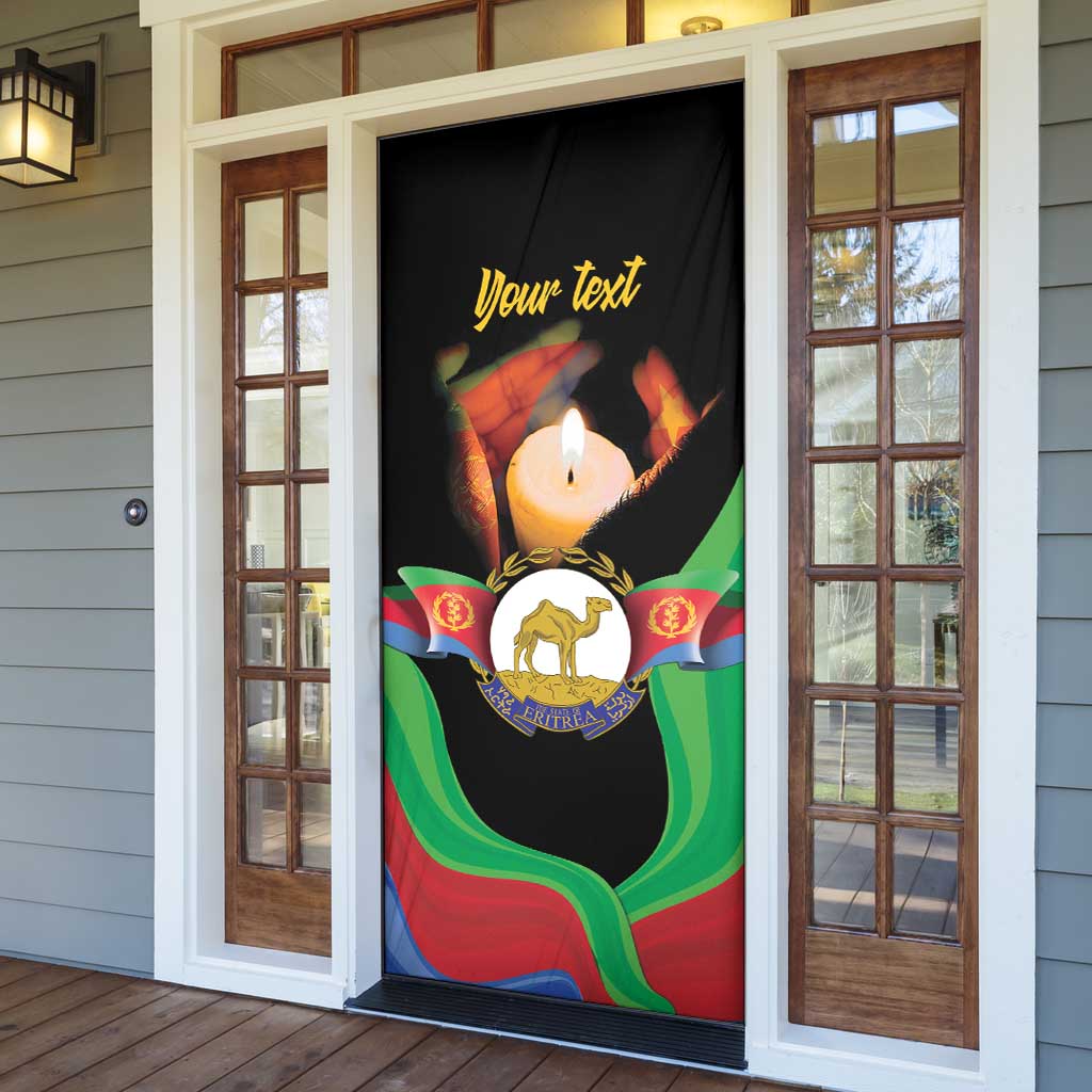 Personalized Eritrea Maelti Siwuat Door Cover Shida Shoes Glory To Our Martyrs Eritrea