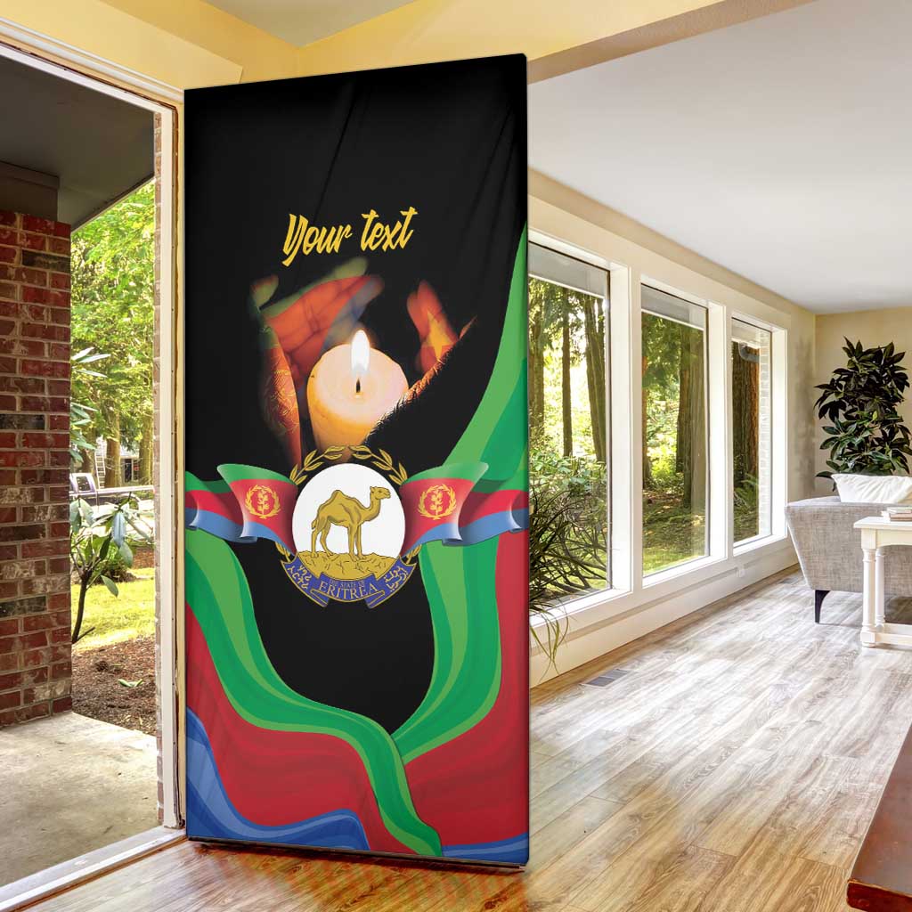 Personalized Eritrea Maelti Siwuat Door Cover Shida Shoes Glory To Our Martyrs Eritrea