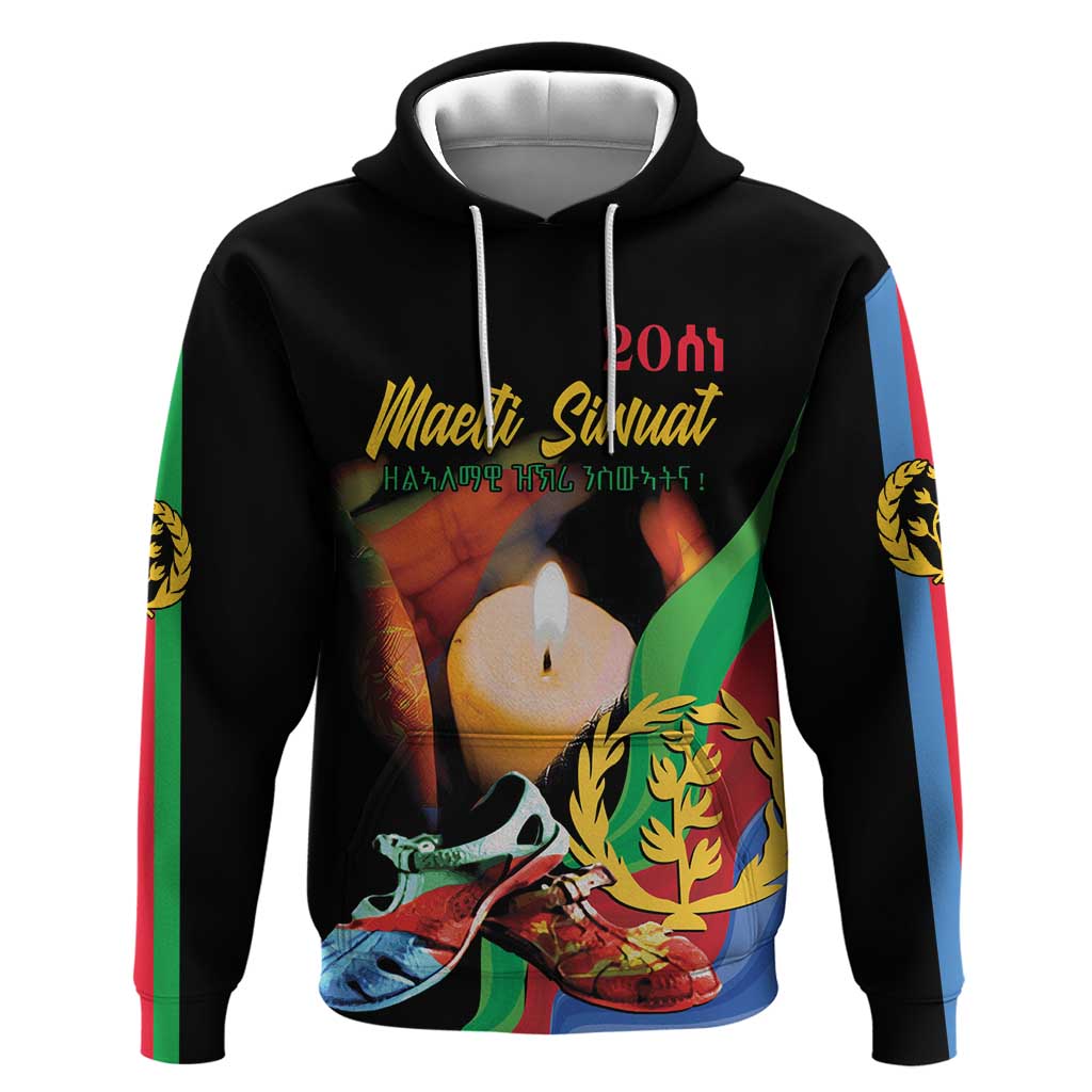 Personalized Afro-Eritrea Maelti Siwuat Hoodie Shida Shoes Glory To Our Martyrs Eritrea