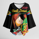 Personalized Eritrea Maelti Siwuat Kimono Sleeve Blouse Shida Shoes Glory To Our Martyrs Eritrea
