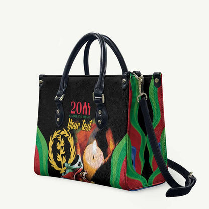 Personalized Eritrea Maelti Siwuat Leather Bag Shida Shoes Glory To Our Martyrs Eritrea