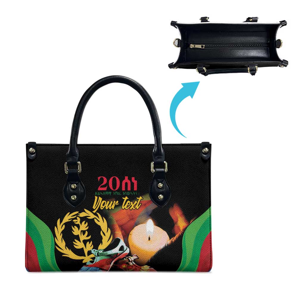 Personalized Eritrea Maelti Siwuat Leather Bag Shida Shoes Glory To Our Martyrs Eritrea