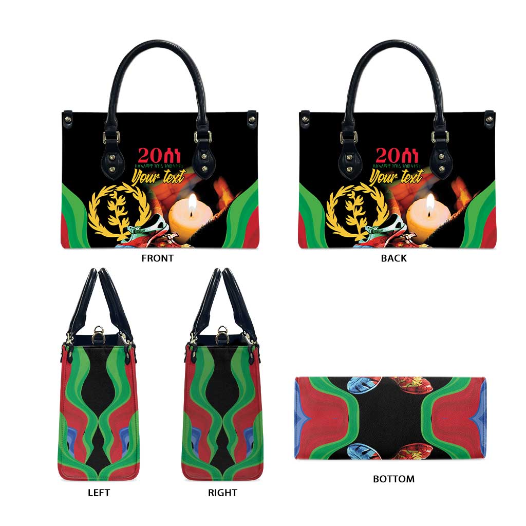 Personalized Eritrea Maelti Siwuat Leather Bag Shida Shoes Glory To Our Martyrs Eritrea