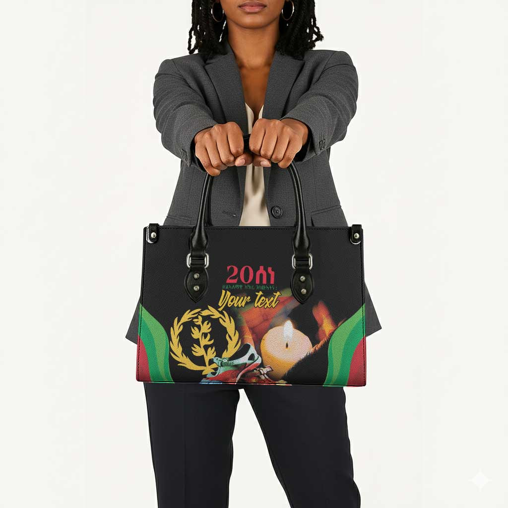 Personalized Eritrea Maelti Siwuat Leather Bag Shida Shoes Glory To Our Martyrs Eritrea