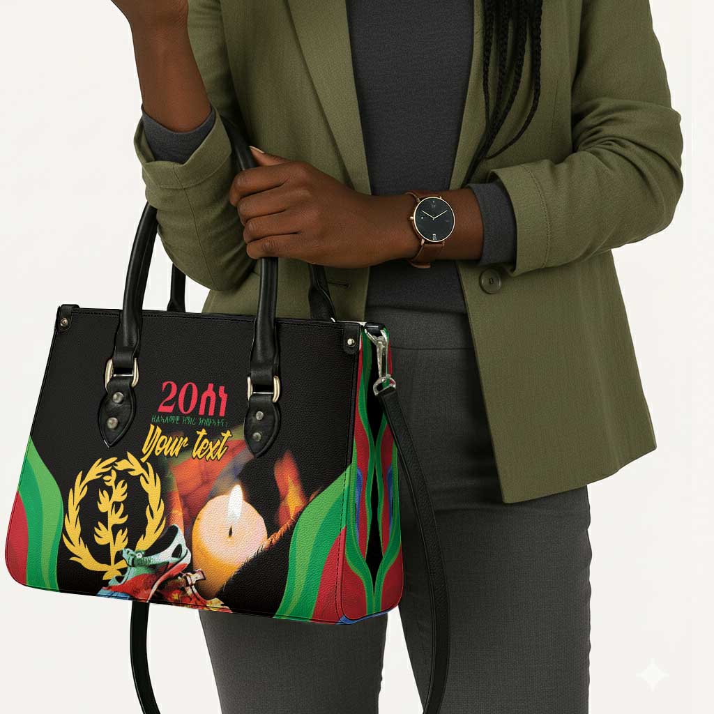 Personalized Eritrea Maelti Siwuat Leather Bag Shida Shoes Glory To Our Martyrs Eritrea