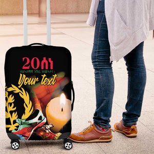 Personalized Afro-Eritrea Maelti Siwuat Luggage Cover Shida Shoes Glory To Our Martyrs Eritrea