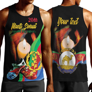 Personalized Afro-Eritrea Maelti Siwuat Men Tank Top Shida Shoes Glory To Our Martyrs Eritrea