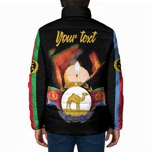 Personalized Eritrea Maelti Siwuat Padded Jacket Shida Shoes Glory To Our Martyrs Eritrea