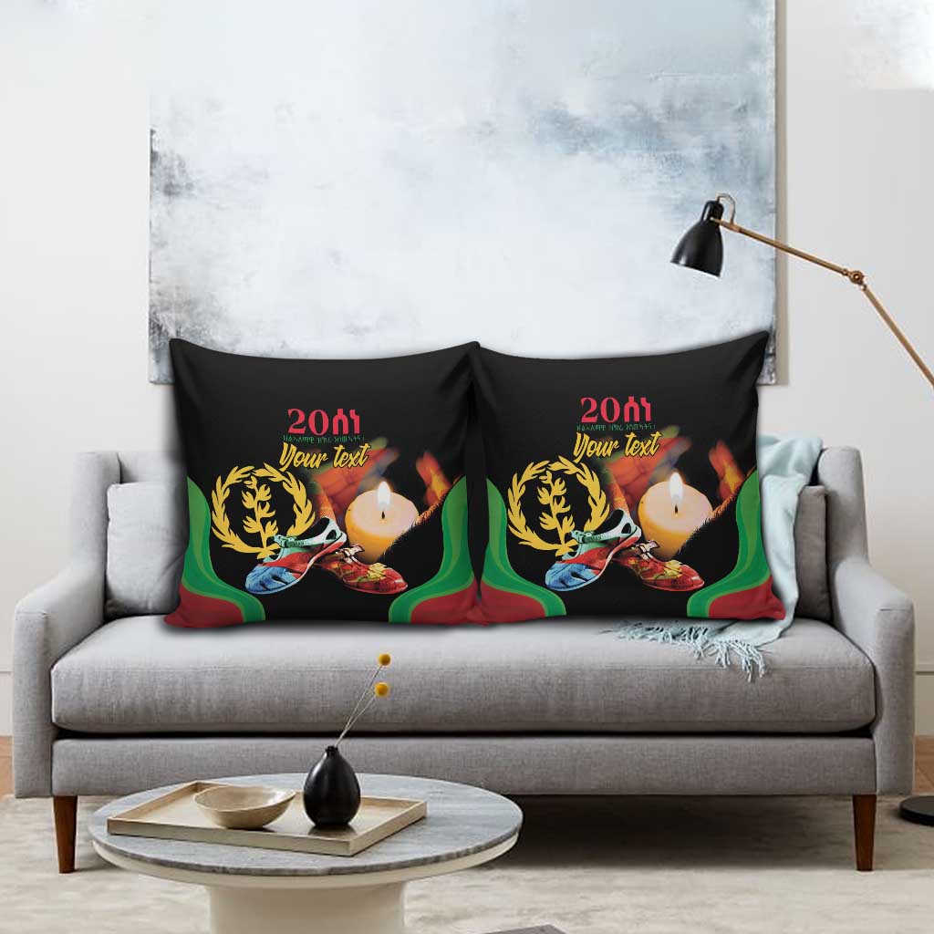 Personalized Eritrea Maelti Siwuat Pillow Cover Shida Shoes Glory To Our Martyrs Eritrea