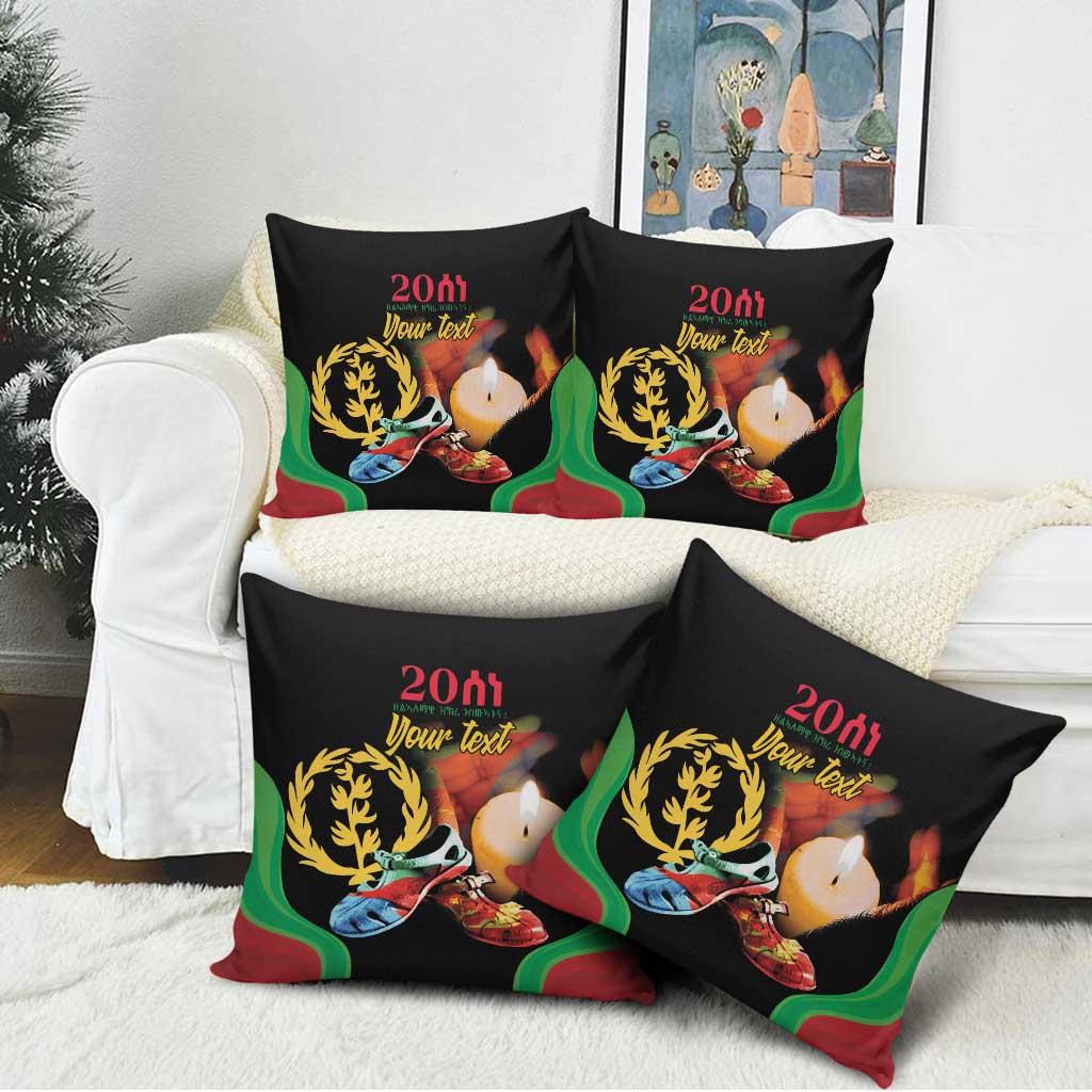 Personalized Eritrea Maelti Siwuat Pillow Cover Shida Shoes Glory To Our Martyrs Eritrea