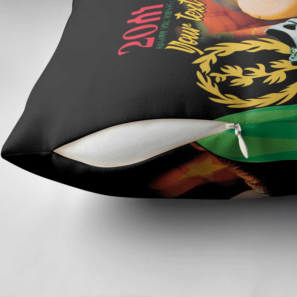 Personalized Eritrea Maelti Siwuat Pillow Cover Shida Shoes Glory To Our Martyrs Eritrea