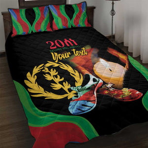 Personalized Afro-Eritrea Maelti Siwuat Quilt Bed Set Shida Shoes Glory To Our Martyrs Eritrea