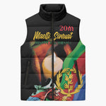 Personalized Eritrea Maelti Siwuat Sleeveless Puffer Jacket Shida Shoes Glory To Our Martyrs Eritrea