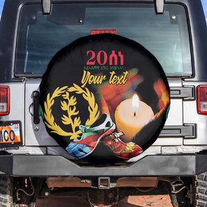 Personalized Afro-Eritrea Maelti Siwuat Spare Tire Cover Shida Shoes Glory To Our Martyrs Eritrea