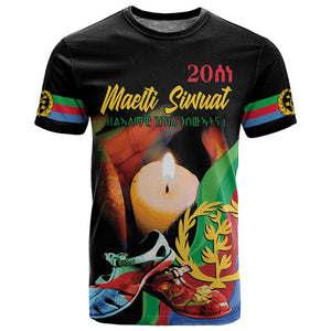 Personalized Afro-Eritrea Maelti Siwuat T shirt Shida Shoes Glory To Our Martyrs Eritrea