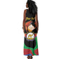 Personalized Afro-Eritrea Maelti Siwuat Tank Maxi Dress Shida Shoes Glory To Our Martyrs Eritrea