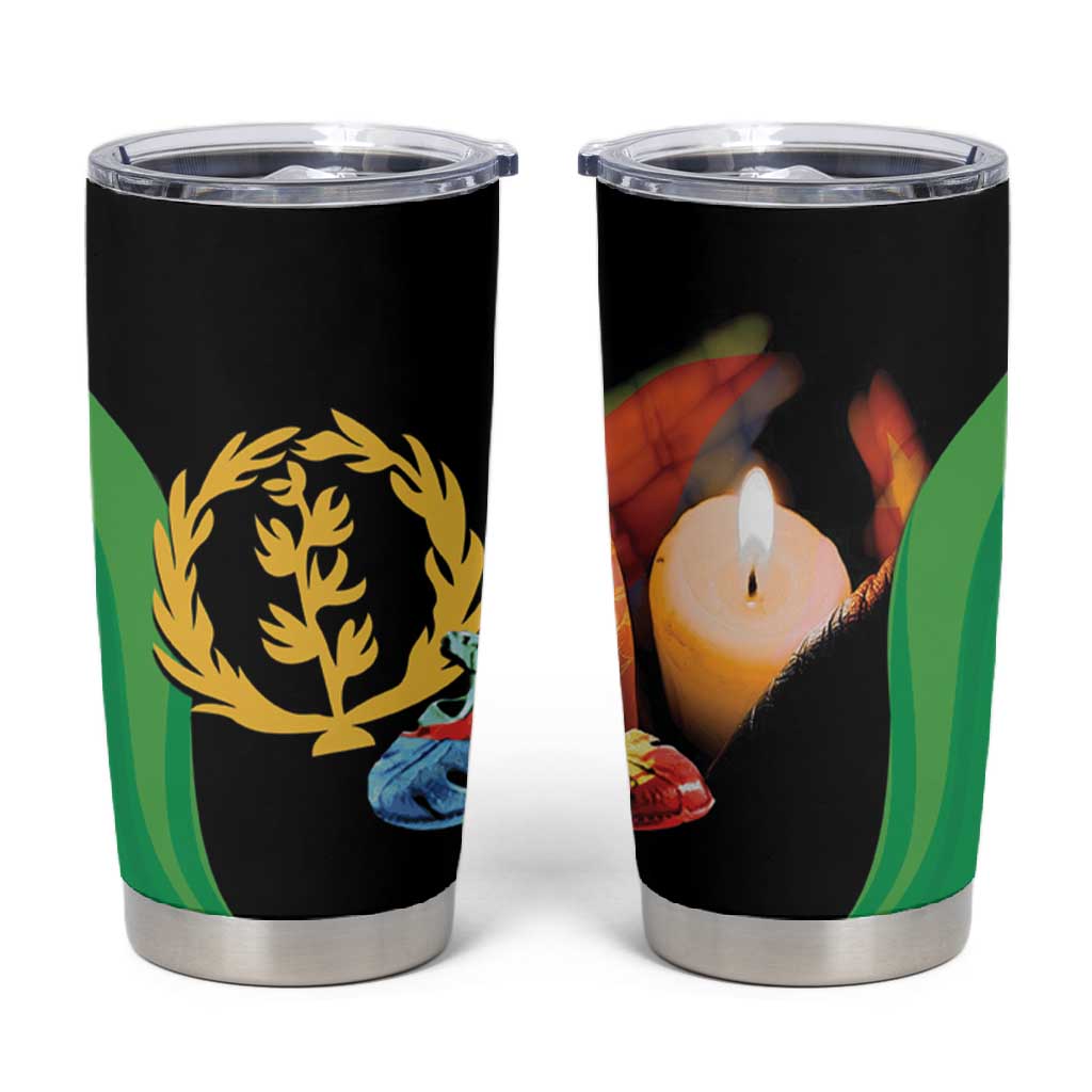 Personalized Afro-Eritrea Maelti Siwuat Tumbler Cup Shida Shoes Glory To Our Martyrs Eritrea