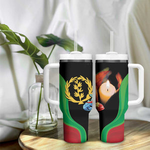 Personalized Afro-Eritrea Maelti Siwuat Tumbler With Handle Shida Shoes Glory To Our Martyrs Eritrea