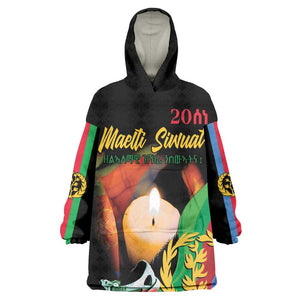 Personalized Afro-Eritrea Maelti Siwuat Wearable Blanket Hoodie Shida Shoes Glory To Our Martyrs Eritrea