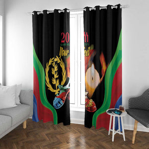 Personalized Afro-Eritrea Maelti Siwuat Window Curtain Shida Shoes Glory To Our Martyrs Eritrea