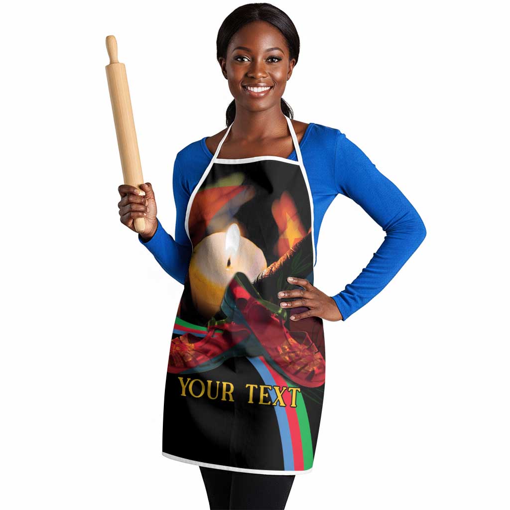Personalized Afro-Eritrea Maelti Siwuat Apron Candle Vigil Glory To Our Martyrs Eritrea