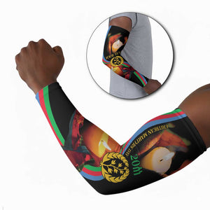 Personalized Afro-Eritrea Maelti Siwuat Arm Sleeves Candle Vigil Glory To Our Martyrs Eritrea