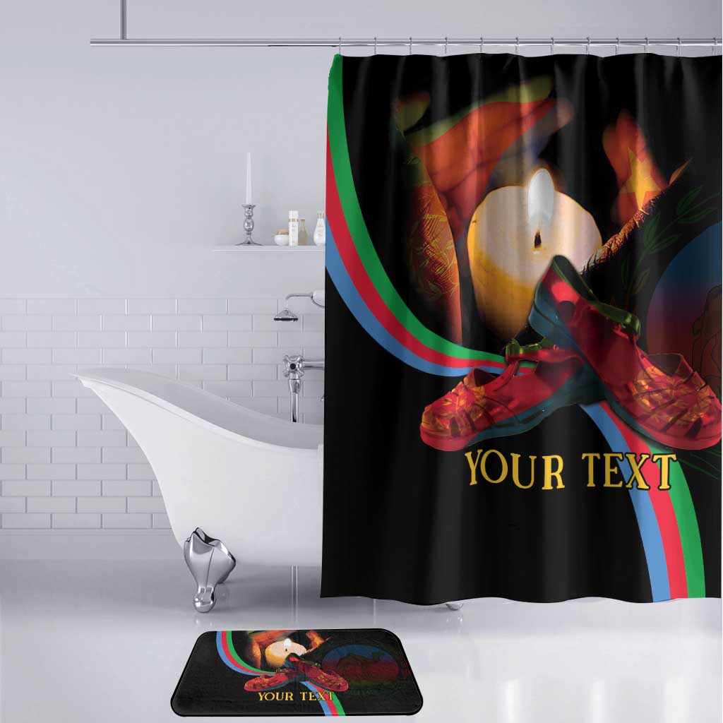 Personalized Afro-Eritrea Maelti Siwuat Bathroom Set Candle Vigil Glory To Our Martyrs Eritrea