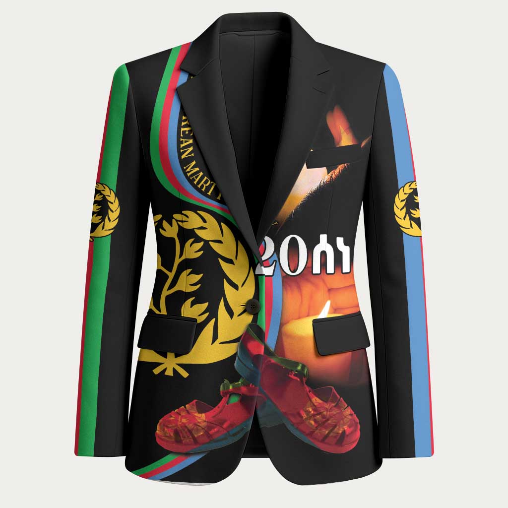Personalized Afro-Eritrea Maelti Siwuat Blazer Candle Vigil Glory To Our Martyrs Eritrea