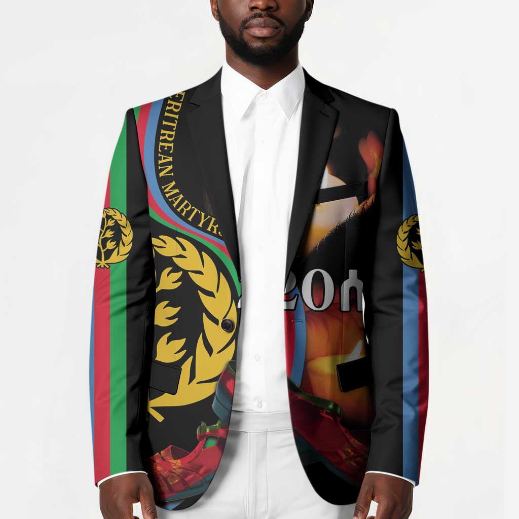 Personalized Afro-Eritrea Maelti Siwuat Blazer Candle Vigil Glory To Our Martyrs Eritrea